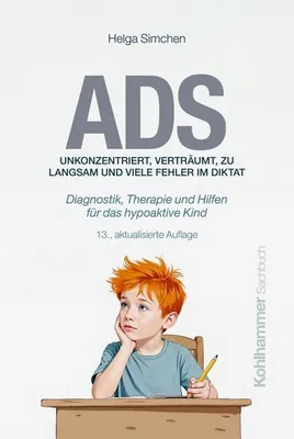 Image de ADS. Unkonzentriert, verträumt, zu langsam und viele Fehler im Diktat