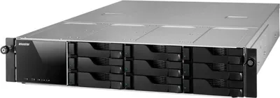 Produktbild von Asustor AS-609RD, NAS, Rack (2U), Intel Atom®, 1 GB, DDR3, ADM