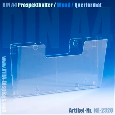 Produktbild von DIN A4 Wand-Halter / Querformat