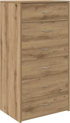 Produktbild von Sideboard mit 6 Schubladen Artisan-Eiche 50x34x96 cm