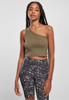 Immagine prodotto di Urban Classics - Top asimmetrico da donna cachi - XL