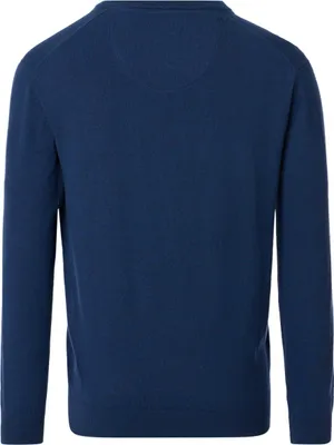Produktbild von REDMOND Casual Herren Pullover Langarm Rundhals Comfort Blau XL