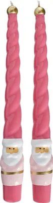 Produktbild von BUTLERS Stabkerze TWISTED Santa 2er-Set