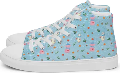 Produktbild von Mr. & Mrs. Panda Damenschuhe Schwein Glühwein Größe 36 - Eisblau - Geschenk, Weihnachtsmarkt, Damen Sneaker, Sportschuhe, Weihnachten, Turnschuhe, Halbschuhe, Glühschwein