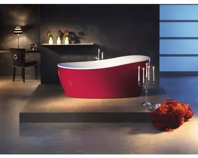 Produktbild von OTTOFOND Freistehende Badewanne Sempre 85 x 180 cm weiß glatt 703912
