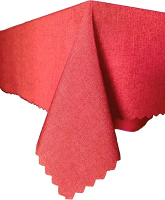 Image de Nappe, nappe anti-taches, ronde, Gala 140 cm, rouge