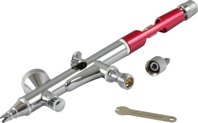Produktbild von Agora-Tec® Airbrush Pistole Double-Action AT-ADA-03-red