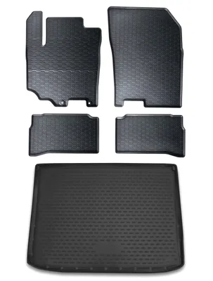 Produktbild von Gummi Kofferraumwanne + Fußmatten Set für Suzuki Vitara 2 LY, Bj. 2015-