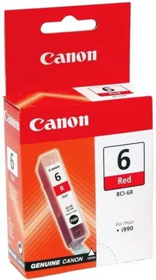 Produktbild von Canon BCI-6R Tinte rot/magenta Für Modell: BJ-i990