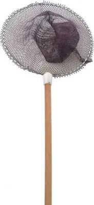 Zdjęcie produktu dla Evia Ręczny podbierak do krewetek brązowy, czarny 125 cm / obręcz 25 cm brązowy, czarny 125 cm / obręcz 25 cm