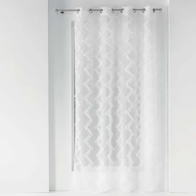 Obrázok produktu pre Voálový záves 140 x 240 cm Zigzag White