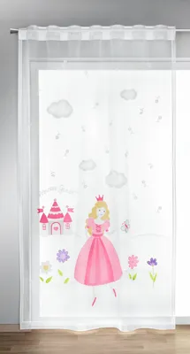 Produktbild von Fertigschal verdeckte Schlaufen "Prinzessin" - Größe (HxB): 245x140 cm Farbe: Bunt