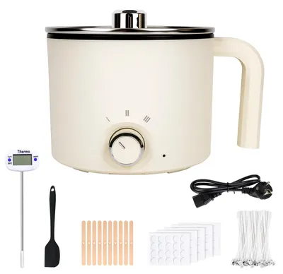 Kerzenherstellungsset 1,8 l elektrisch, weiß, mit Zubehör