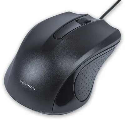 Produktbild von IT-MS 1000 USB-Maus schwarz Ergonomisches Design One size USB Single