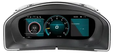 Obrázek produktu pro Digitální přístrojová deska, 12,3palcový HD displej, kompatibilita s více modely, Scirocco 04–16