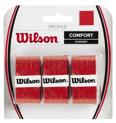 Produktbild von Wilson - "Profile" Griffband (3er-Pack) PP10480 (Einheitsgröße) (Rot)