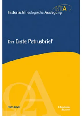 Produktbild von Der Erste Petrusbrief
