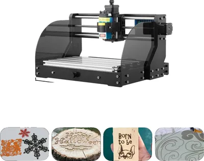 Zdjęcie produktu dla Grawerka CNC, wrzeciono o dużej prędkości, wszechstronna obróbka materiałów, VG-S3018 Pro MAX