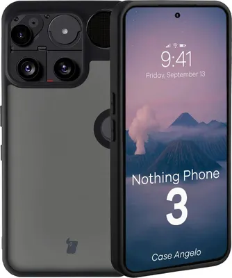 Produktbild von Handyhülle für Nothing Phone (3), Bizon Case Angelo, Getönte mit schwarzem Rahmen