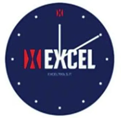 Obrázek produktu pro Nástěnné hodiny Excel – průměr 30 cm