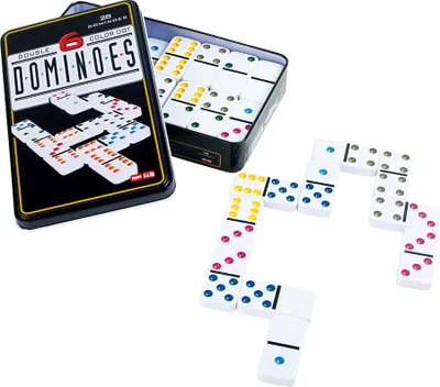 Produktbild von small foot 3493 Domino, Spieleklassiker in 6 Farben