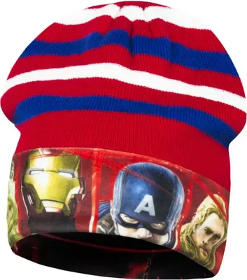 Produktbild von Marvel Avengers - Kinder Jugend Wintermütze – Rot / 54