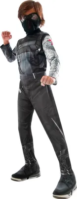 Produktbild von Captain America - Winter Soldier Kostüm für Kinder Kindergröße: 128