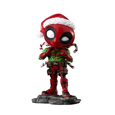 Produktbild von X-Men Mini Co. PVC Figur Deadpool Christmas Version 15 cm