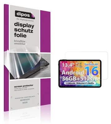 Produktbild von 2x Schutzfolie für WOREGOO M328 klar Displayschutzfolie Folie Display Schutz dipos