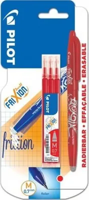 Zdjęcie produktu dla FriXion Ball + wkład BL 1 szt. + 3 wkłady, czerwony
