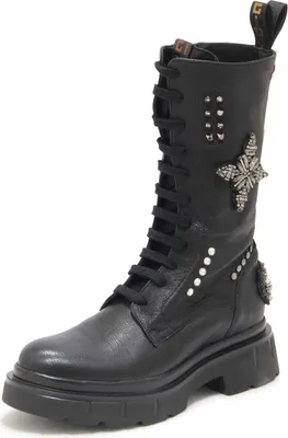 Immagine prodotto di P4910 Anfibio Donna Gio+ Stivali Da Donna In Pelle Nero