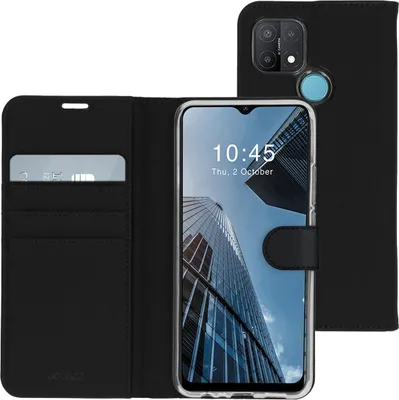 Image de Accezz Wallet Softcase Bookcase pour le Oppo A15 - Noir