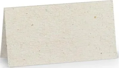 Produktbild von RÖSSLER 164030623 Tischkarte Paperado - 10 x 10 cm, 240 g/qm, terra vanilla