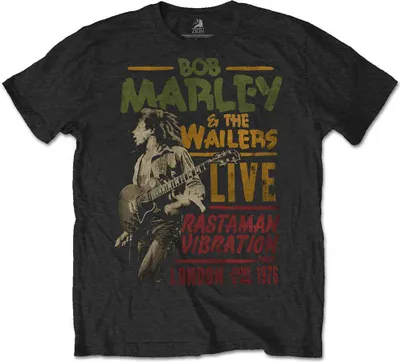 Produktbild von Bob Marley Rastaman Vibration Tour 1976 Black L T-Shirt