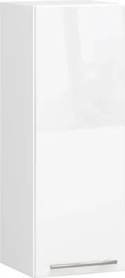 Produktbild von Küchenoberschrank 30 cm VERMINA - weiß / weiß glänzend