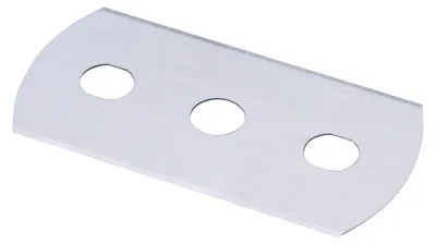 Image de 5 lames de rechange en acier inoxydable pour grattoir à verre