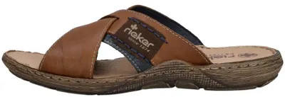 Image de Rieker Heren slippers Open Teen - Cognac - Maat 46