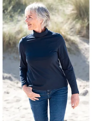 Productafbeelding van Basic poloshirt marineblauw, maat L.