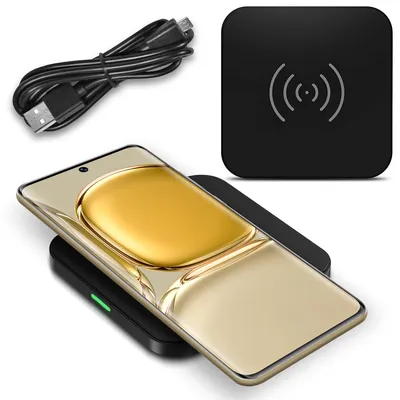 Produktbild von QI Wireless Charger Schnell Ladegerät Huawei P50 Pro / Plus Ladestation Kabellos