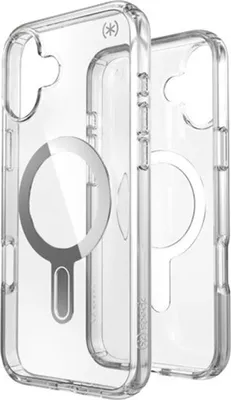 Immagine prodotto di Speck, Custodia per iPhone 16 Plus compatibile con MagSafe PRESIDIO Perfect-Clear, trasparente