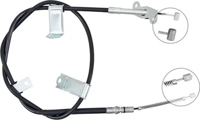 Produktbild von A.B.S. Handbremsseil Seilzug Feststellbremse für HONDA INSIGHT (ZE) Hinten Links K14126