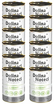 Produktbild von Dolina Noteci Premium Light Hundefutter 12x400g