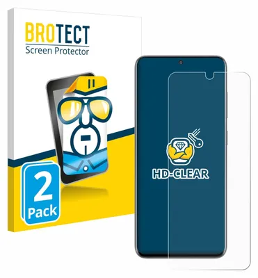Produktbild von 2x Für Samsung Galaxy S20 Schutzfolie BROTECT Displayschutz Display Schutz Folie Klar Transparent