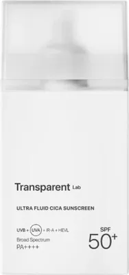Obrázek produktu pro Transparentní opalovací krém Lab Oil Control Ultra Fluid Cica SPF50+ PA++++ 100 ml - lehký opalovací fluid