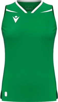 Produktbild von Macron Lily Eco Volleyballtrikot Damen - Grün / Weiß  | Größe: M