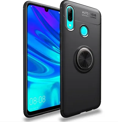 Immagine prodotto di NALIA custodia ad anello per Huawei P smart 2019, cover magnetica in silicone per telefoni cellulari