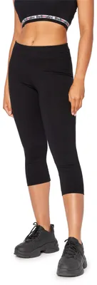 Image de Leggings 3/4 Bellivalini Neon pour femme, BLV50-300 (noir, S)