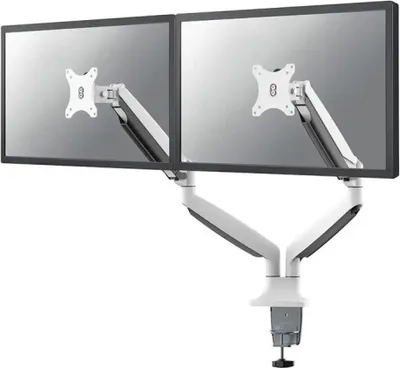 Produktbild von Neomounts NM-D750DWHITE Monitorarm 10-32" - Gasfeder, Klemme/Durchführung, 9 kg, 25,4 cm (10"), 81,3 cm (32"), 100 x 100 mm, Weiß
