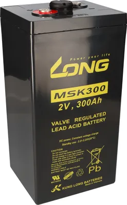 Zdjęcie produktu dla Akumulator kwasowo-ołowiowy Kung Long MSK300 2Volt 300Ah AGM Pb