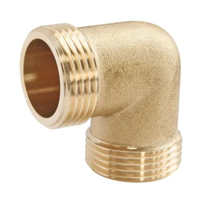 Immagine prodotto di SOMATHERM FOR YOU - Raccordo a gomito in ottone grezzo - Doppio maschio 20/27 - Confezione da 2 pezzi